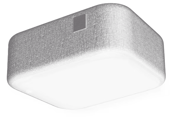 Décodeur Home Cinema incliné, au centre d'ondes sonores