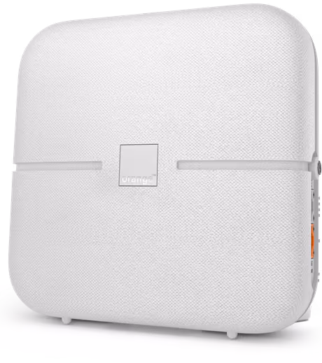 Répéteur Wifi 7 d'Orange, vue de trois quarts